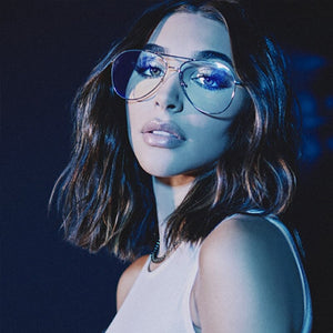 transparent women's glasses pilot glasses black frame  Spectacle Frame Clear Lens Fake Glasses feminino oculos eyeglasses