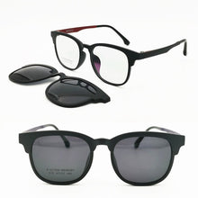 Load image into Gallery viewer, ultra light weight ULTEM wayframe shape optical eyeglasses frame with clip on polarized myopia Hyperopia sunglasses for ladies