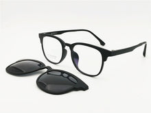 Load image into Gallery viewer, ultra light weight ULTEM wayframe shape optical eyeglasses frame with clip on polarized myopia Hyperopia sunglasses for ladies