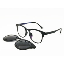Load image into Gallery viewer, ultra light weight ULTEM wayframe shape optical eyeglasses frame with clip on polarized myopia Hyperopia sunglasses for ladies