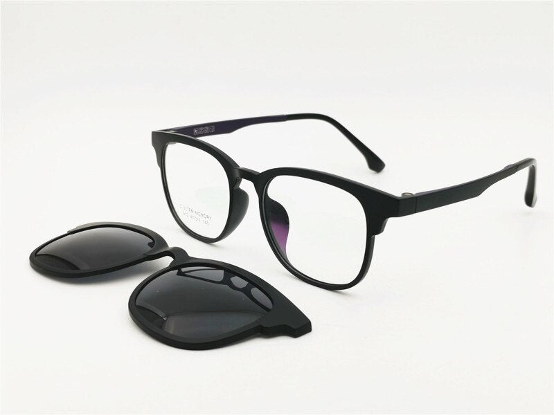 ultra light weight ULTEM wayframe shape optical eyeglasses frame with clip on polarized myopia Hyperopia sunglasses for ladies
