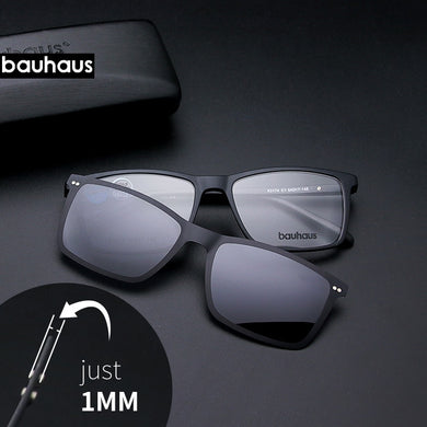 ultrathin clips clip on  Full Rim Optical Frame  Vintage Men Myopia Eye Glasses Sunglasses Anti Glare/UV