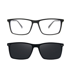 ultrathin clips clip on  Full Rim Optical Frame  Vintage Men Myopia Eye Glasses Sunglasses Anti Glare/UV