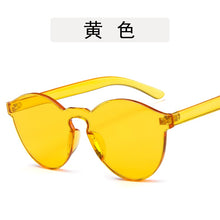 Carica l&#39;immagine nel visualizzatore di Gallery, unique rimless sunglasses women 2023 trending products  red yellow violet purple orange frameless oculos feminino