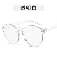 Carica l&#39;immagine nel visualizzatore di Gallery, unique rimless sunglasses women 2023 trending products  red yellow violet purple orange frameless oculos feminino