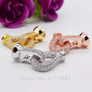 unique shape clasp hook 25mm for jewelry DIY necklace wholesale beads nature woman 2017