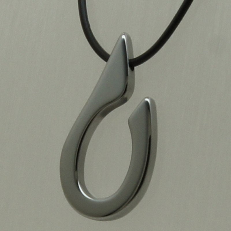 unique sporty hook sratch proof hi tech tungsten pendant necklace