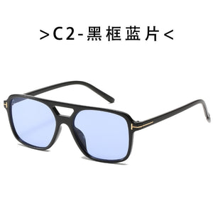 unisex big rectangle tom logo sunglasses women men 2023 trending products oversized shades for women oculos de sol masculino
