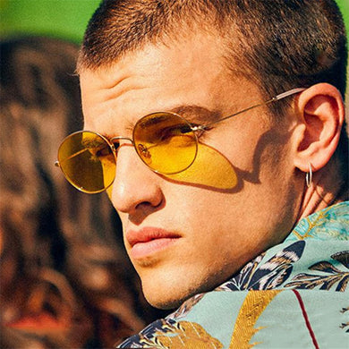 unisex  2023 trending products purple yellow green blue orange sunglasses men oval oculos de sol feminino