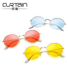 Carica l&#39;immagine nel visualizzatore di Gallery, unisex  2023 trending products purple yellow green blue orange sunglasses men oval oculos de sol feminino