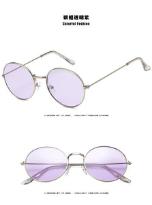 unisex  2023 trending products purple yellow green blue orange sunglasses men oval oculos de sol feminino