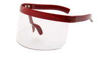 Load image into Gallery viewer, unscreen Anti-peeping Oversized Sunglasses 2023 Mirrored Mask Shape Shield Style Men Women Windproof One Large Lens Sun Glasses