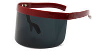Load image into Gallery viewer, unscreen Anti-peeping Oversized Sunglasses 2023 Mirrored Mask Shape Shield Style Men Women Windproof One Large Lens Sun Glasses