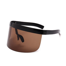 Load image into Gallery viewer, unscreen Anti-peeping Oversized Sunglasses 2023 Mirrored Mask Shape Shield Style Men Women Windproof One Large Lens Sun Glasses