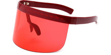Load image into Gallery viewer, unscreen Anti-peeping Oversized Sunglasses 2023 Mirrored Mask Shape Shield Style Men Women Windproof One Large Lens Sun Glasses
