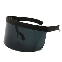 Load image into Gallery viewer, unscreen Anti-peeping Oversized Sunglasses 2023 Mirrored Mask Shape Shield Style Men Women Windproof One Large Lens Sun Glasses