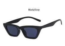 Load image into Gallery viewer, vintage Black Rectangle Shades Sun Glasses For Women Fashion 2022 New Fashion Small Square Sunglasses Woman Luxury Brand UV400