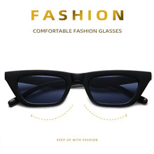 Load image into Gallery viewer, vintage Black Rectangle Shades Sun Glasses For Women Fashion 2022 New Fashion Small Square Sunglasses Woman Luxury Brand UV400