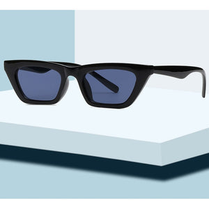 vintage Black Rectangle Shades Sun Glasses For Women Fashion 2022 New Fashion Small Square Sunglasses Woman Luxury Brand UV400