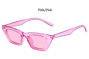 vintage Black Rectangle Shades Sun Glasses For Women Fashion 2022 New Fashion Small Square Sunglasses Woman Luxury Brand UV400