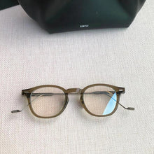 Load image into Gallery viewer, vintage Eyeglasses frame Gentle Monster Glasses Titanium Acetate Round Women Men EDDY Myopia Prescription Eyewear