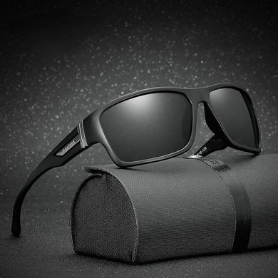 vintage square frame sports polarized sunglasses men plastic coated sunglasses for men gafas hombre  gafas de sol para hombre