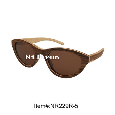 vintage ultra light multi layer veneer wood sunglasses