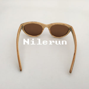 vintage ultra light multi layer veneer wood sunglasses