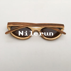 vintage ultra light multi layer veneer wood sunglasses