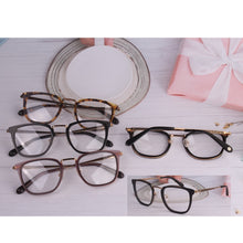 Load image into Gallery viewer, promotion  branded designer acetate business glasses women old men vintage computer transparent brown
