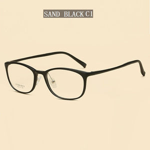 width-137 7g ultra light square steel frames eyeglasses women men myopic retro optical female prescription spectacles frames