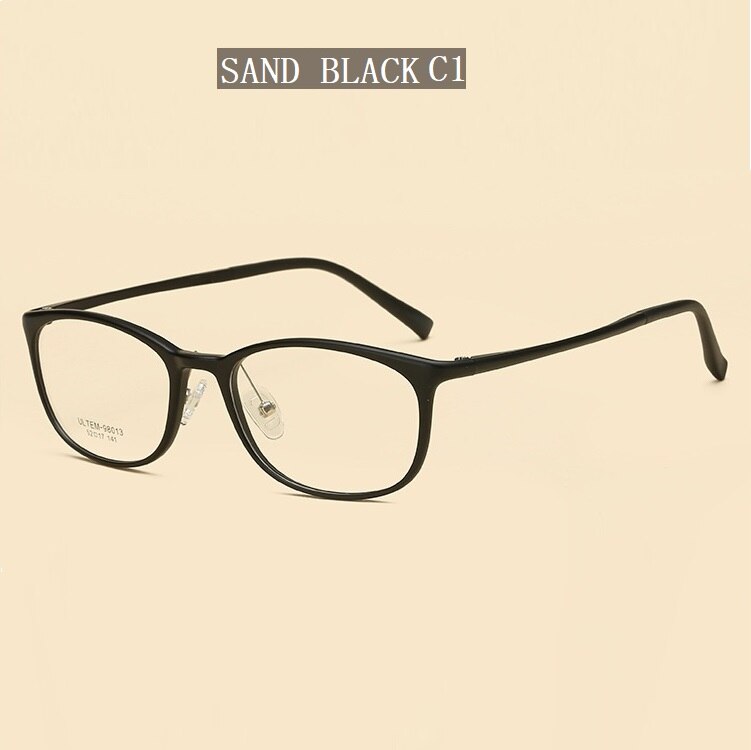 width-137 7g ultra light square steel frames eyeglasses women men myopic retro optical female prescription spectacles frames