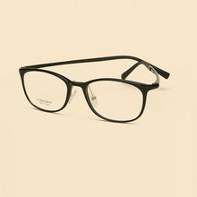 Load image into Gallery viewer, width-137 7g ultra light square steel frames eyeglasses women men myopic retro optical female prescription spectacles frames