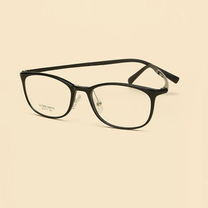 width-137 7g ultra light square steel frames eyeglasses women men myopic retro optical female prescription spectacles frames