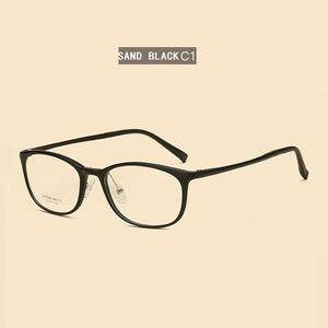 width-137 7g ultra light square steel frames eyeglasses women men myopic retro optical female prescription spectacles frames