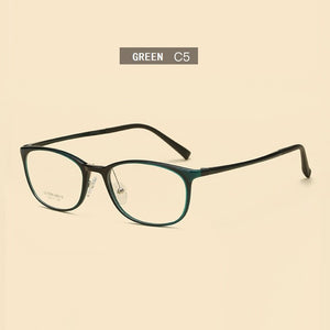 width-137 7g ultra light square steel frames eyeglasses women men myopic retro optical female prescription spectacles frames