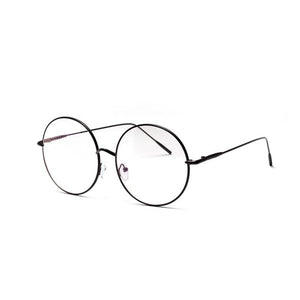 women Metal Sunglass Eyewear Accessories Oversized  Frames Round Frame Clear lens Women\'s Glasses Eyeglasses Femme
