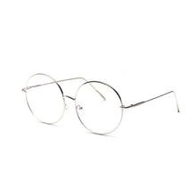 Load image into Gallery viewer, women Metal Sunglass Eyewear Accessories Oversized  Frames Round Frame Clear lens Women\&#39;s Glasses Eyeglasses Femme