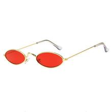 Load image into Gallery viewer, women Vintage Round Small Frame Sunglasses Womens Brand Designer Oval Female Sun Glasses
