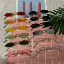 Load image into Gallery viewer, women Vintage Round Small Frame Sunglasses Womens Brand Designer Oval Female Sun Glasses