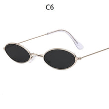 Load image into Gallery viewer, women Vintage Round Small Frame Sunglasses Womens Brand Designer Oval Female Sun Glasses
