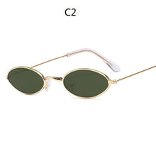 Load image into Gallery viewer, women Vintage Round Small Frame Sunglasses Womens Brand Designer Oval Female Sun Glasses