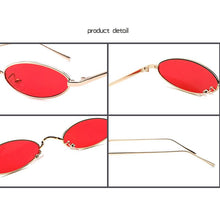 Load image into Gallery viewer, women Vintage Round Small Frame Sunglasses Womens Brand Designer Oval Female Sun Glasses