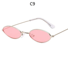 Load image into Gallery viewer, women Vintage Round Small Frame Sunglasses Womens Brand Designer Oval Female Sun Glasses