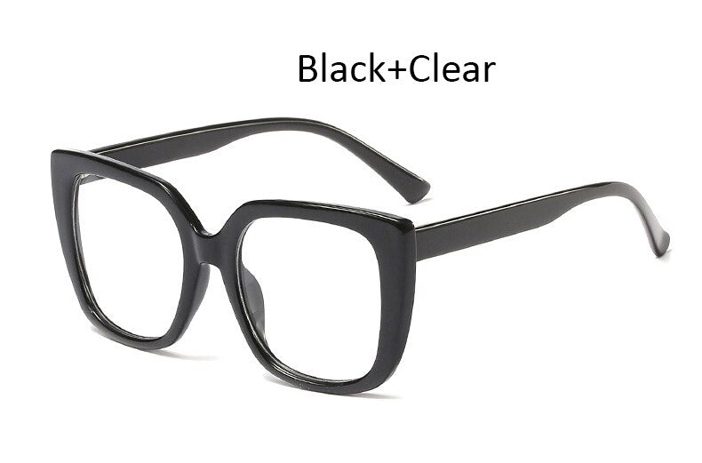 women's eyeglass frame 2022  black Square glasses frame women Big glasses frame oversized  Styles Acetate