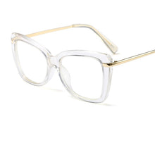 Carica l'immagine nel visualizzatore di Gallery, women's eyeglass frame Square Transparent glasses vintage clear lenses woman trend eye glasses frames for women oculos