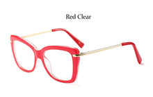 Carica l'immagine nel visualizzatore di Gallery, women's eyeglass frame Square Transparent glasses vintage clear lenses woman trend eye glasses frames for women oculos