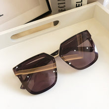 Carica l&#39;immagine nel visualizzatore di Gallery, women&#39;s polarized square sunglasses  brand oversized black shades flat lens male female driving glasses oculos