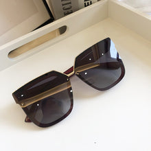 Carica l&#39;immagine nel visualizzatore di Gallery, women&#39;s polarized square sunglasses  brand oversized black shades flat lens male female driving glasses oculos