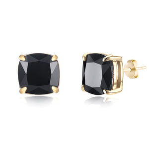 women stup earring use real sterling silver 925 simple earrings ladies dark color zircon earrings silver women earrings